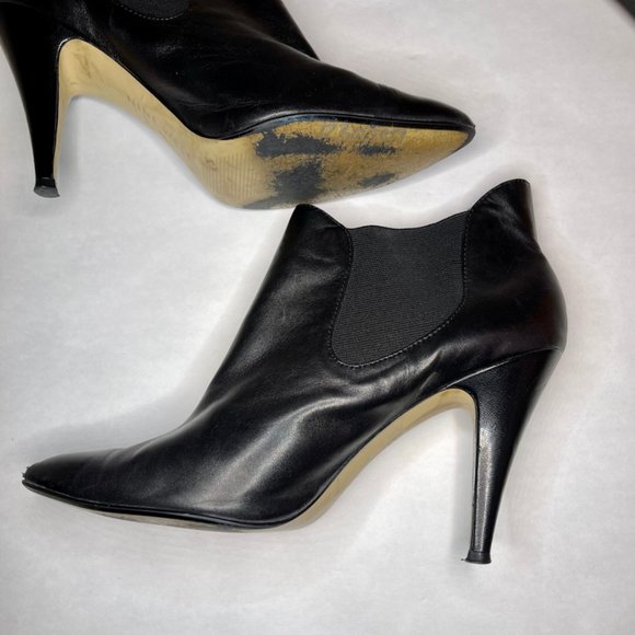 Nine West Pointy Toe Slip-On Ankle Bootie (9.5) - Picture 4 of 10